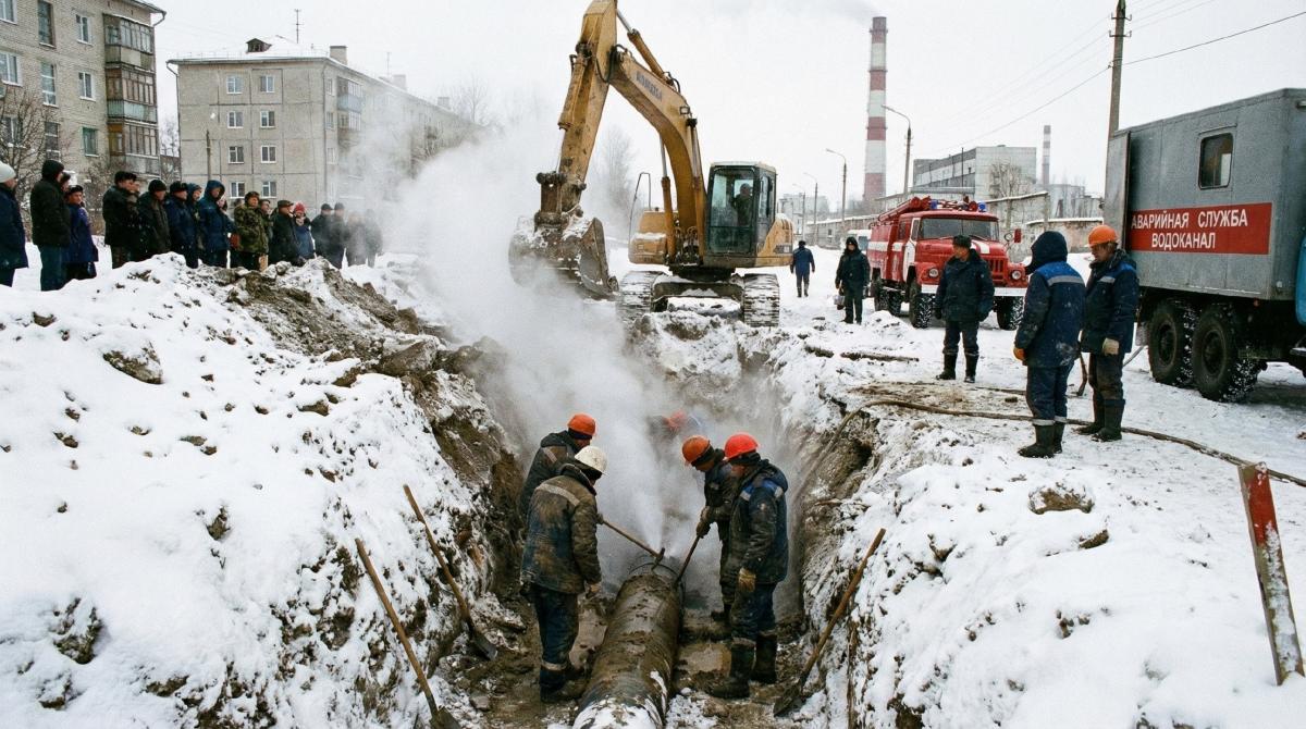 По факту аварии на магистральном трудопроводе в Кизеле ресурсоснабжающую организацию могут привлечь к ответственности