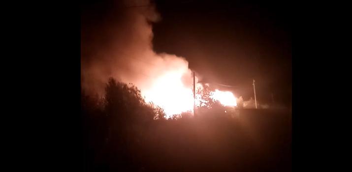 В Кизеле в первый день сентября произошёл пожар в частном секторе