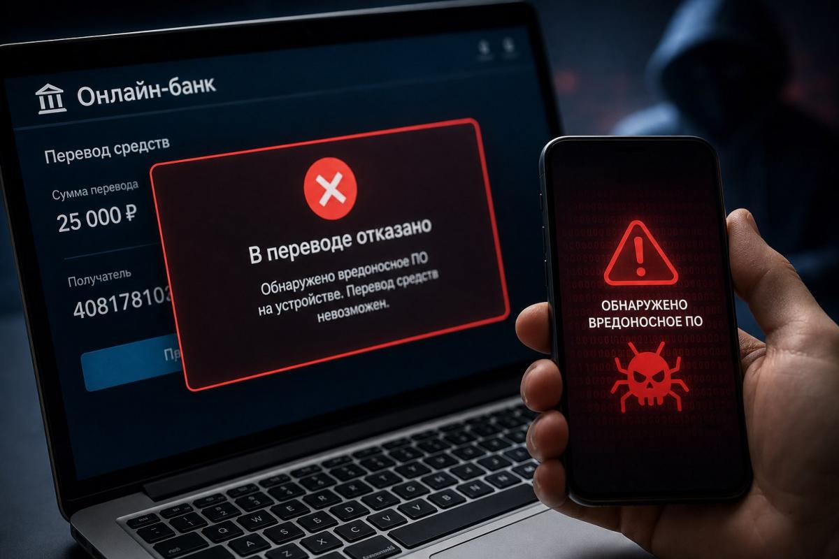 Киберполиция РФ: с 2027 года банки смогут блокировать переводы при обнаружении вирусов на смартфонах