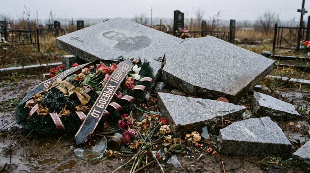 Следователи губахинского следственного отдела ищут вандалов, осквернивших могилу участника СВО