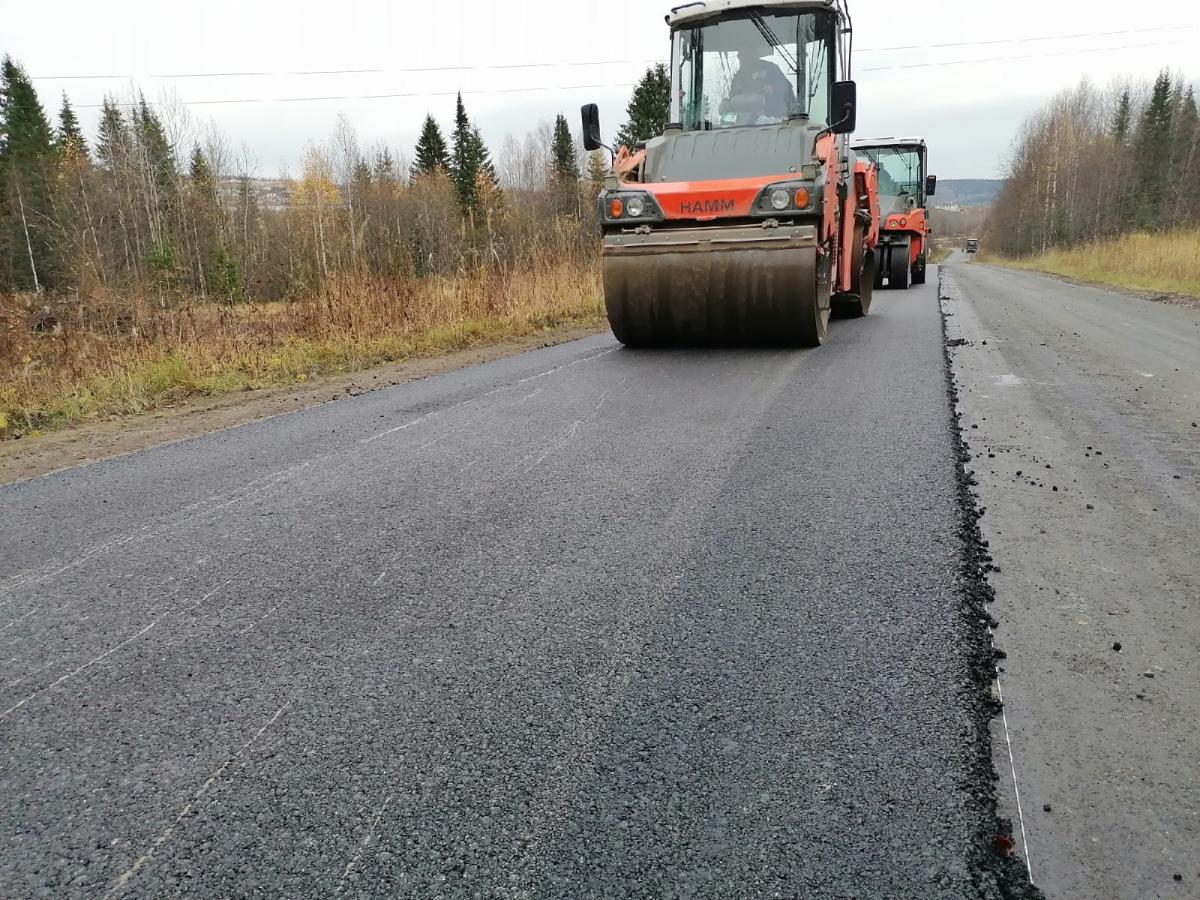 В Губахинском округе заканчивается ремонт дорог