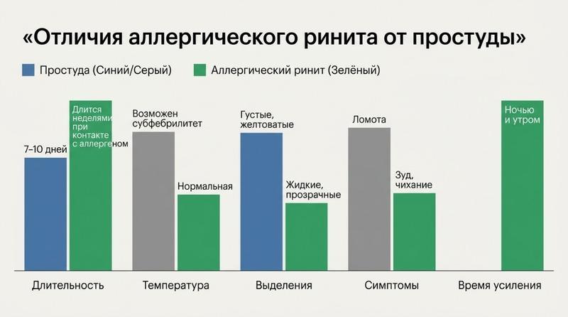 Аллергический ринит у взрослых: как распознать и что делать