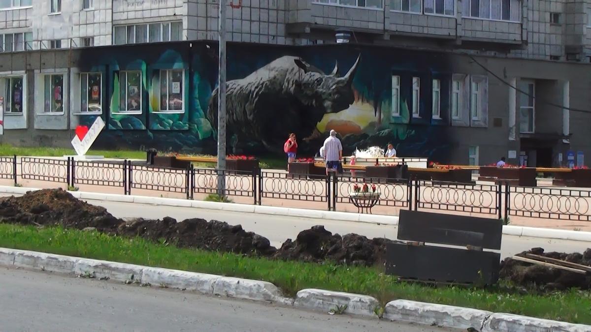 В Губахе начались работы по ремонту проспекта Ленина