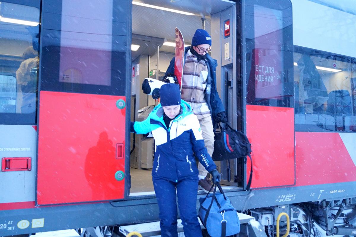 В ближайший выходной до горнолыжных курортов Прикамья начнут курсировать скоростные электропоезда