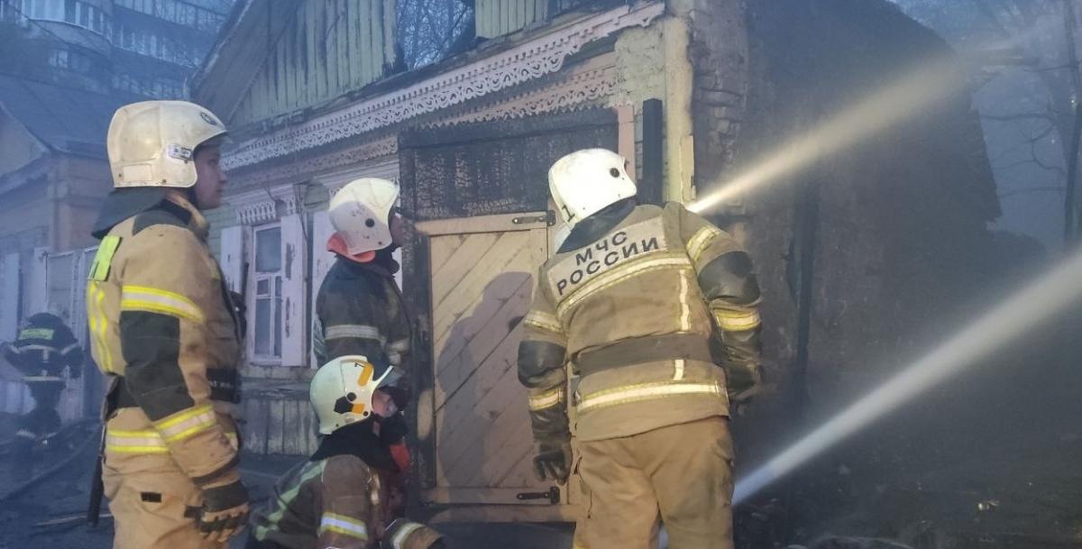 В КУБе, на улице Трактовой, произошёл пожар в частном доме