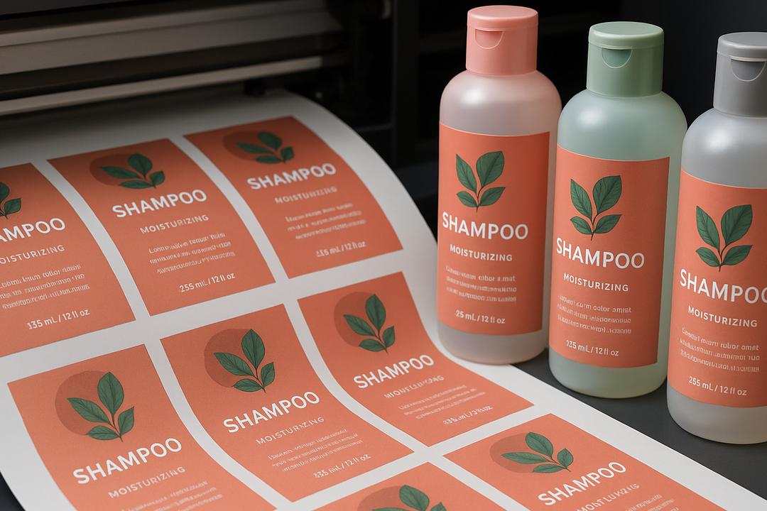 Печать этикеток для шампуней: практичность, качество и стойкость дизайна