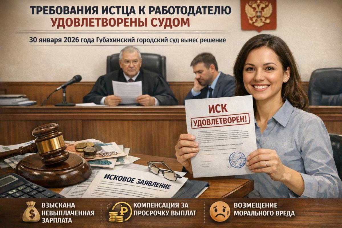 Губахинский городской суд удовлетворил требования работника к одной из строительных компаний