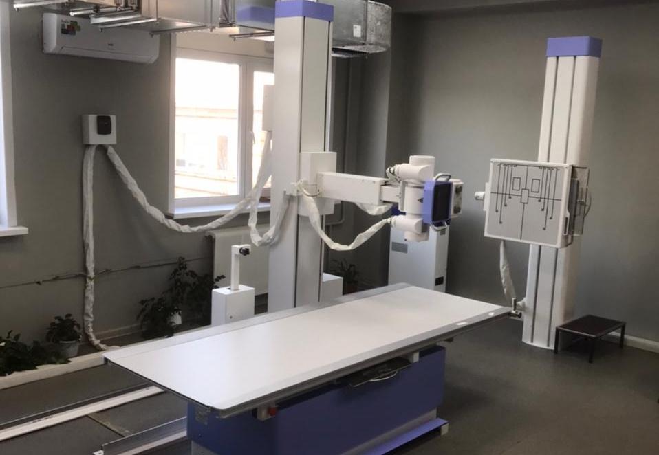 В поликлинике Губахи завершаются работы по обустройству нового рентгенологического комплекса