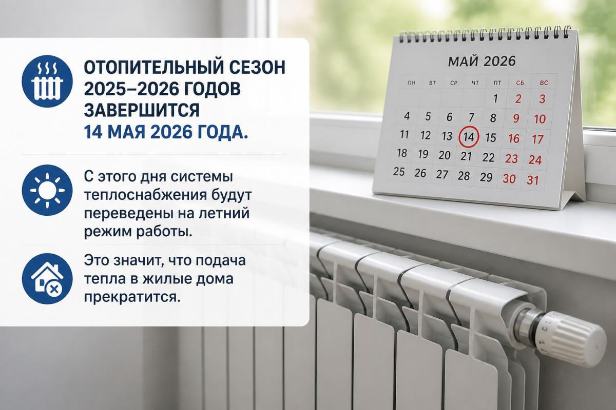 В администрации сообщили о скором завершении отопительного сезона в Губахинском округе