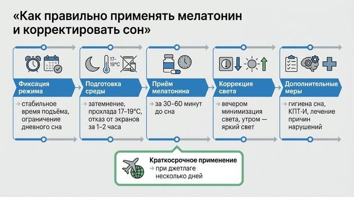 Когда мелатонин помогает наладить сон