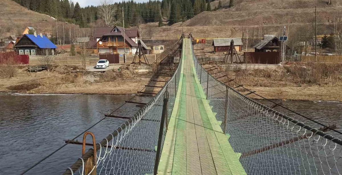 В Губахинском муниципальном округе закончился ремонт моста