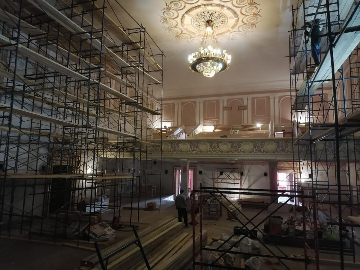 Ремонт в кизеловском Дворце культуры и будущей «Точке роста» идёт по плану