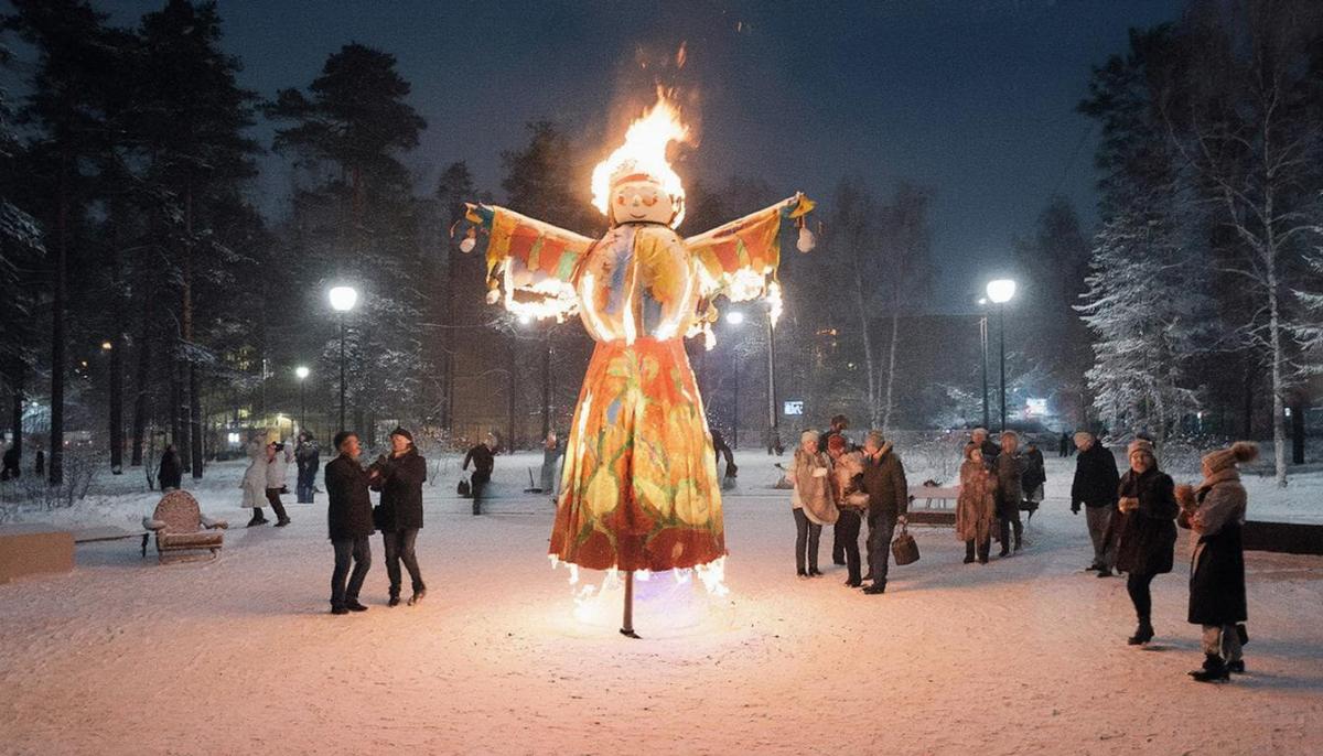 За сжигание чучела Масленицы не по правилам организаторы могут получить штраф