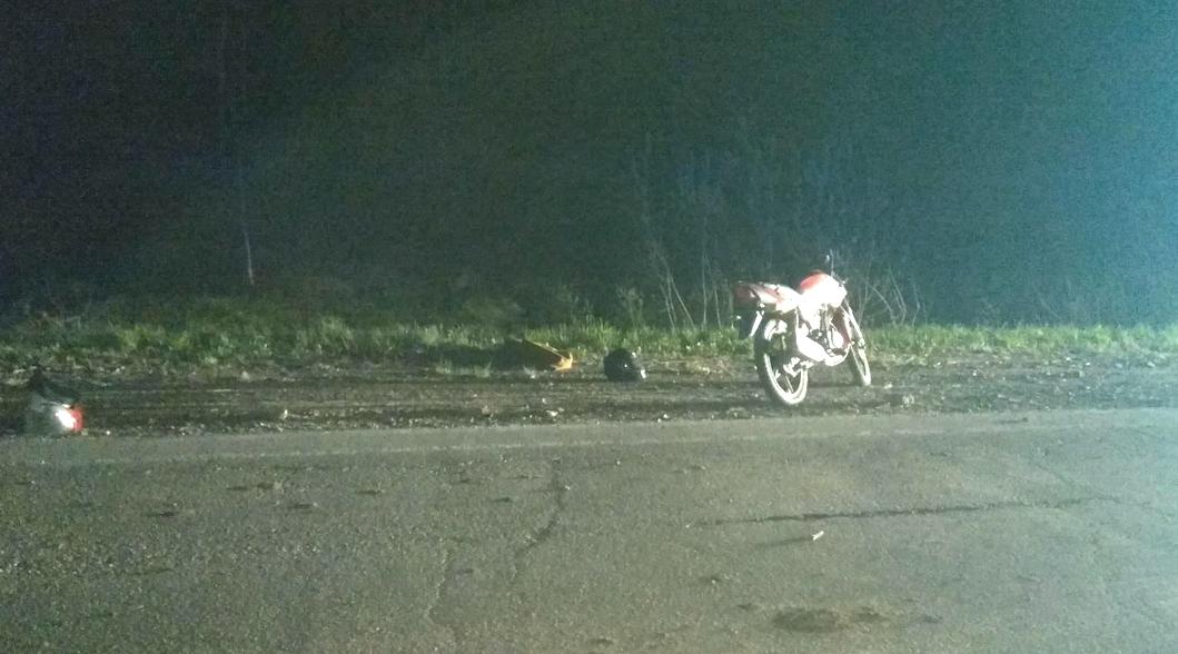 В районе Гремячинска в аварии пострадал пассажир мотоцикла