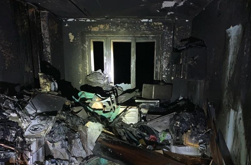 Вчера на пожаре в многоквартирном доме сгорели квартиры на двух этажах