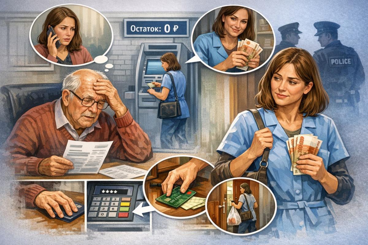 Суд определил наказание соцработнику, укравшему деньги у гремячинского пенсионера