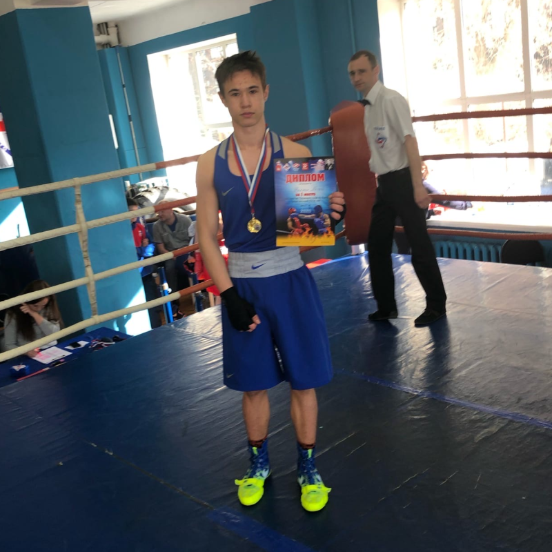 Губахинец Матвей Шаклеин стал первым на первенстве Пермского края по боксу