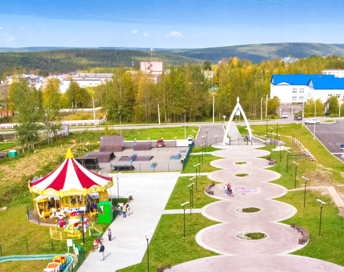 Губаха участвует во Всероссийском конкурсе «Малые города и исторические поселения» с проектом развития парка им. Ю. Гагарина