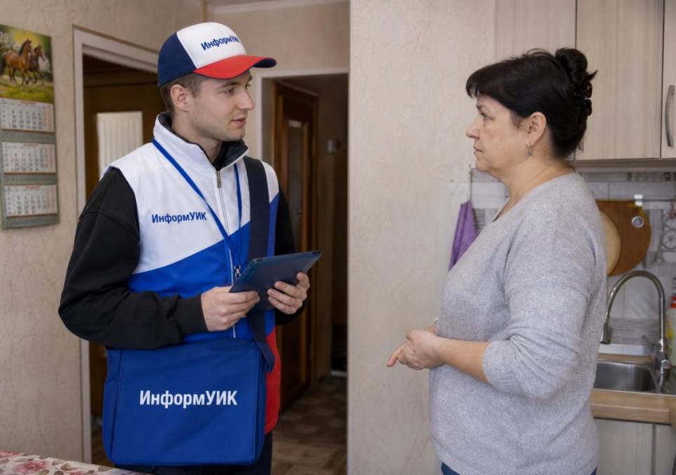 До 13 сентября к вам могут прийти представители УИК