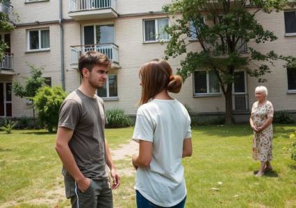 Губахинец в присутствии своей матери жестоко избил бывшую на глазах у соседей 