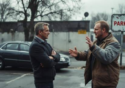 Губахинец, вооружившись ножом, напал на водителя авто на парковке