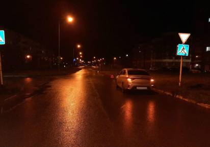 В Губахе водитель KIA Rio сбил мужчину на пешеходном переходе