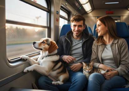 Ближайшие выходные четвероногих пассажиров можно бесплатно возить в пригородных электропоездах