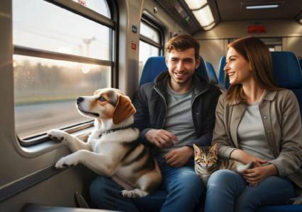 Ближайшие выходные четвероногих пассажиров можно бесплатно возить в пригородных электропоездах