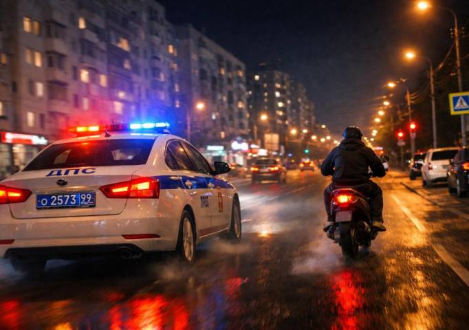 Погоня сотрудников ГАИ за молодым человеком, управлявшим мопедом, закончилась для последнего колонией строгого режима