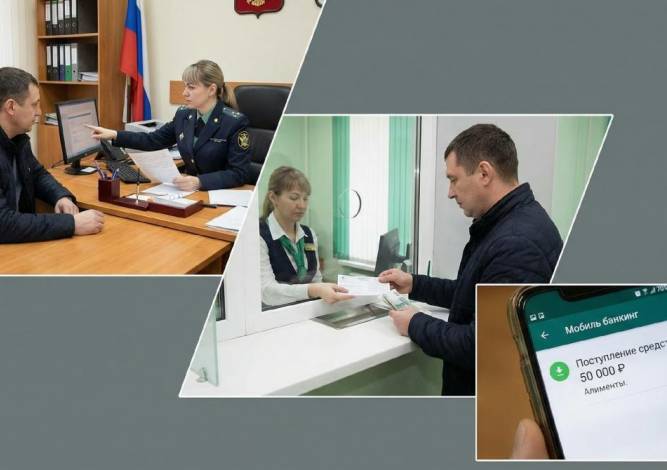 Губахинец в течение полутора часов выплатил долг по алиментам в 800 тысяч рублей, накопленный за три года