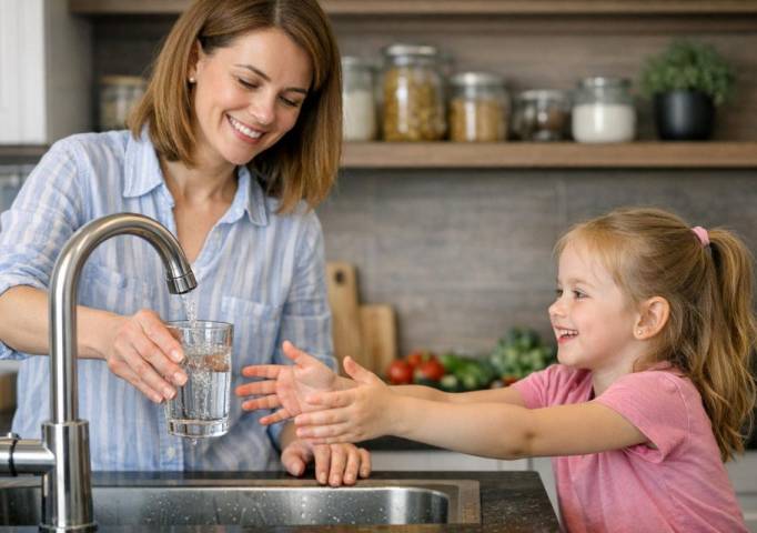 Протоколом по воде писано. Выясняем, что в Губахе течёт из водопроводного крана
