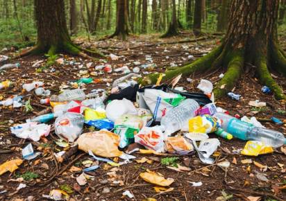 За оставленный в лесу мусор россиян могут оштрафовать или лишить автомобиля