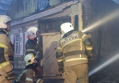 В КУБе, на улице Трактовой, произошёл пожар в частном доме