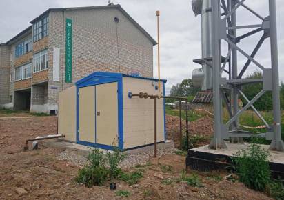 В посёлке Широковском Губахинского округа завершается установка шести блочных котельных