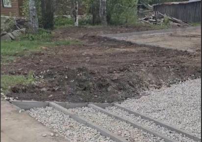 В одном из губахинских посёлков началось обустройство площадки для проведения мероприятий