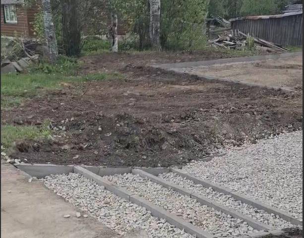 В одном из губахинских посёлков началось обустройство площадки для поведения мероприятий