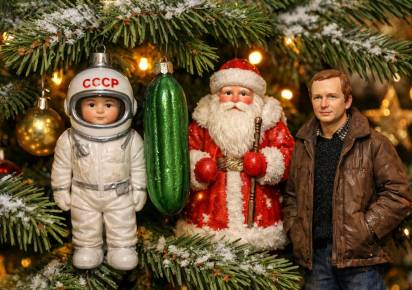От огурца до Лукашина через полёт в космос. Рассмотрим историю страны и каждого из нас через призму ёлочной игрушки