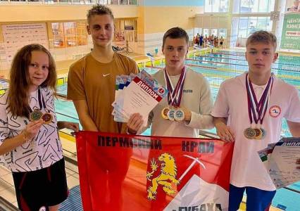 Пловцы из Губахи заняли призовые места на Чемпионате Пермского края