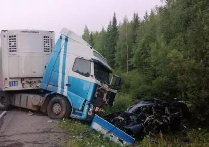 В результате ДТП на трассе Кунгур — Соликамск, недалеко от Кизела, погибли два человека