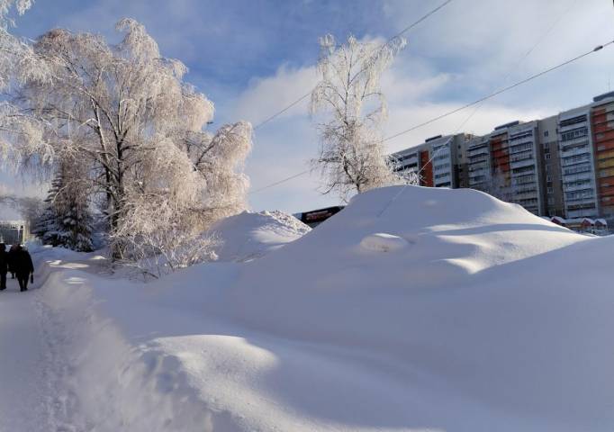 В ночь на 25 декабря в Губахинском округе зафиксирован температурный минимум