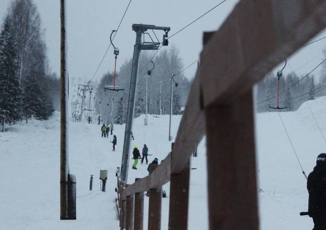 В Губахе на горнолыжном курорте произошёл несчастный случай