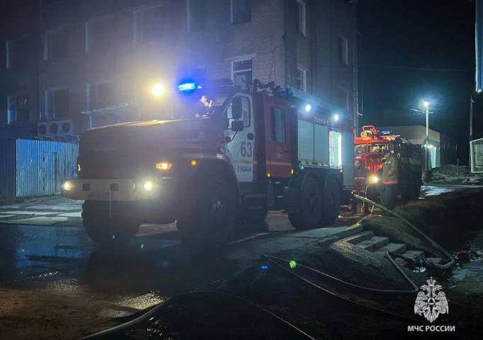 Прошлым вечером в Губахе произошёл пожар